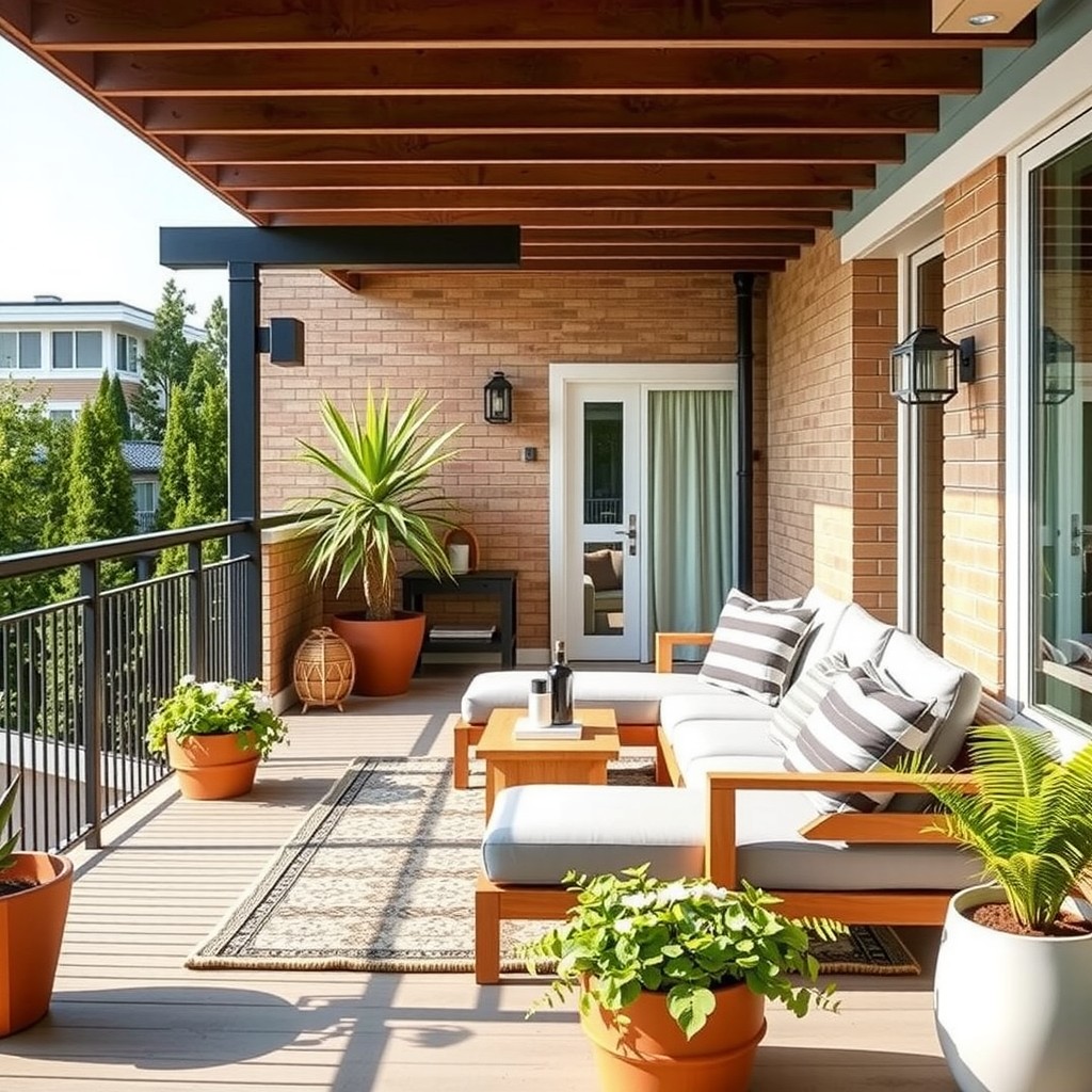 Kako urediti balkon s lounge namještajem